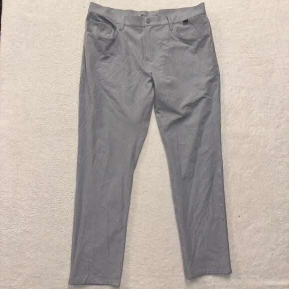 Travis Mathew Pants Mens 38x32 Light Grey Golf Prep Office Casual Slacks - Picture 7 of 7